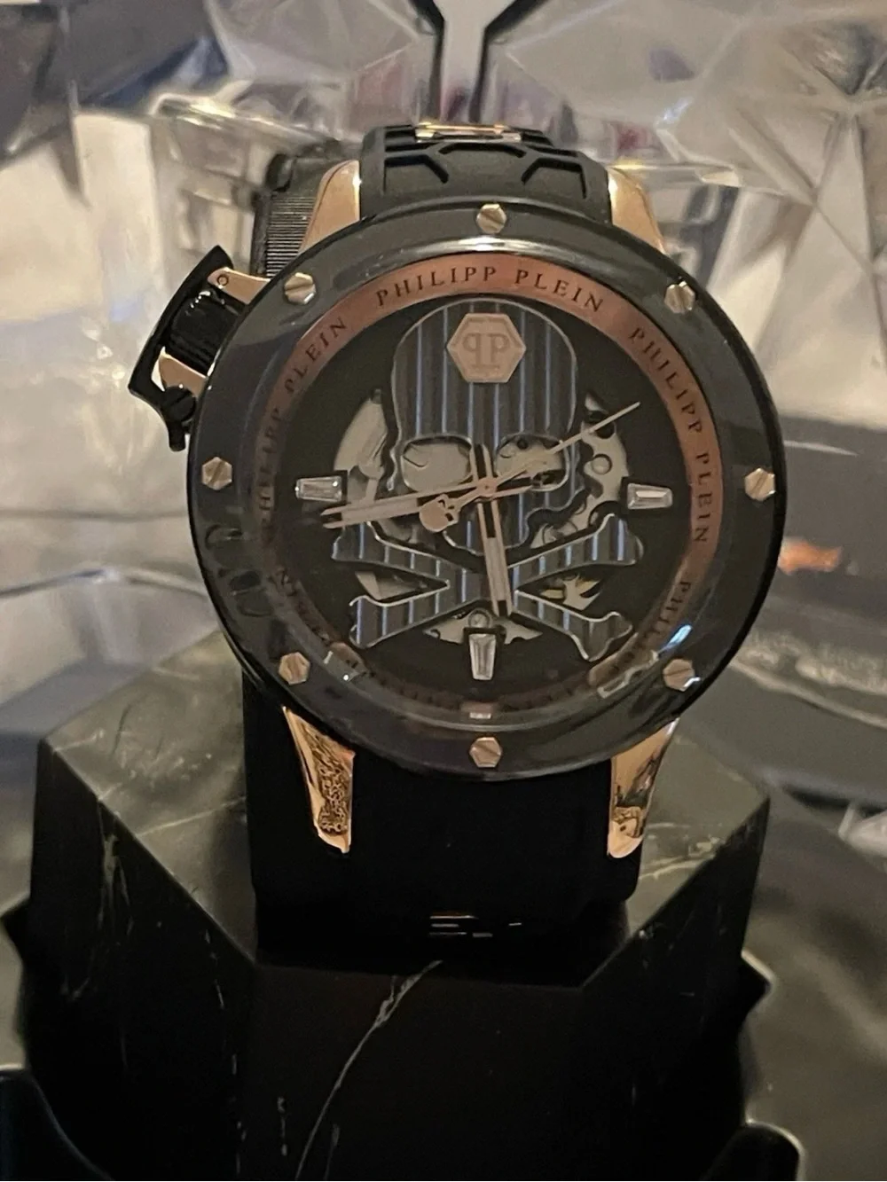 Philipp Plein PWUAA0623 Rich Skeleton Hyper Sport Automatic Mens Watch 46mm